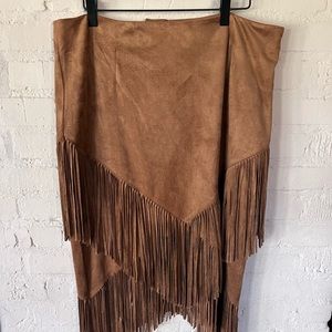NWT Chico’s faux suede skirt size 2.5